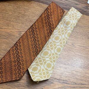 Two vintage men’s ties